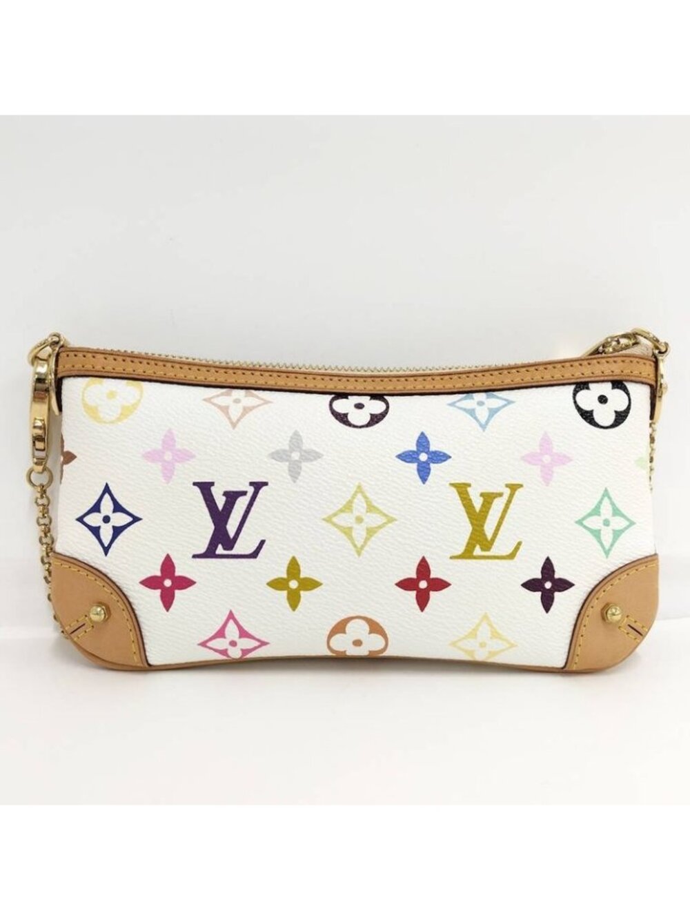 Louis Vuitton Pochette Mirror MM Pouch Monogram Multicolor - Picture 2 of 9